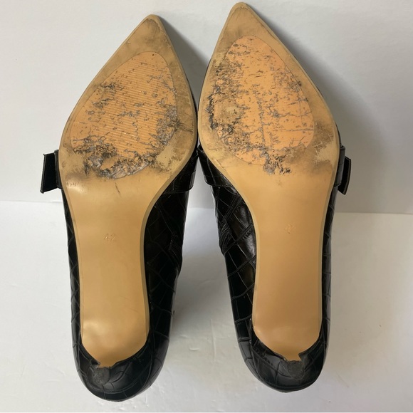 Onlymaker Pointed Toe Stone Pattern Kitten Heel Single Strap Booties EU 42/US 11 - Picture 16 of 16